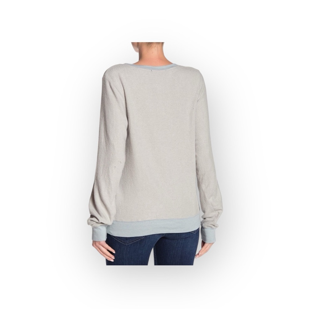 new Wildfox Couture ☻ Classic BBJ Pullover Beach Jumper Sweatshirt ☻ Grey Small - Picture 2 of 12